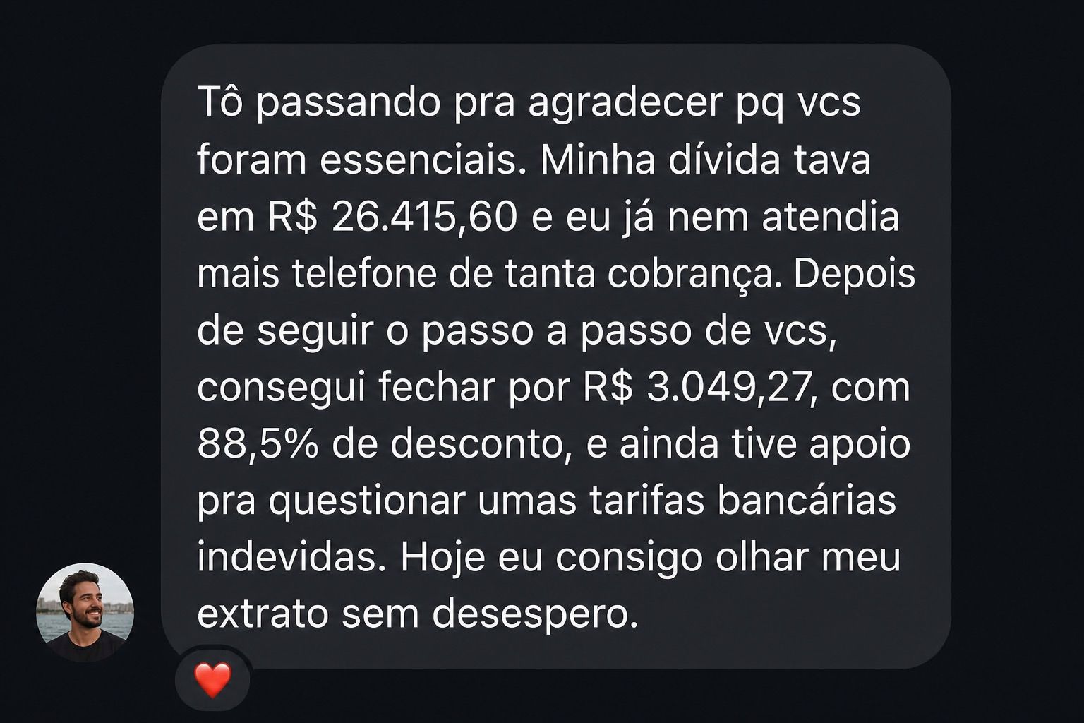 Depoimento real de cliente TB Finance 1